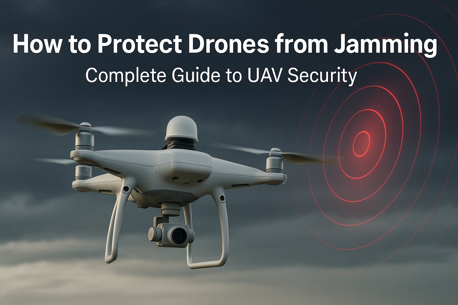 how to protect drone from jamming